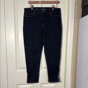 White House Black Market Blue “The Jeggings Crop”
